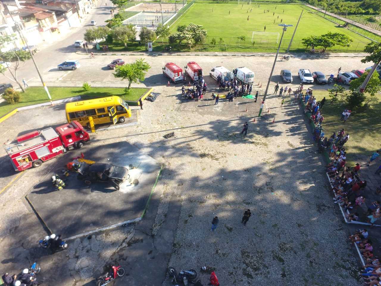 Camacã: SAMU Camacã realiza simulado de acidentes com múltiplas vítimas
